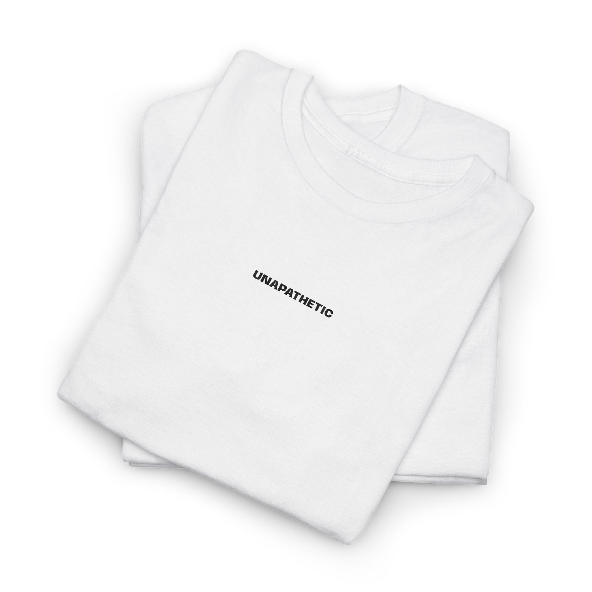 "Unapathic" embroidered tee